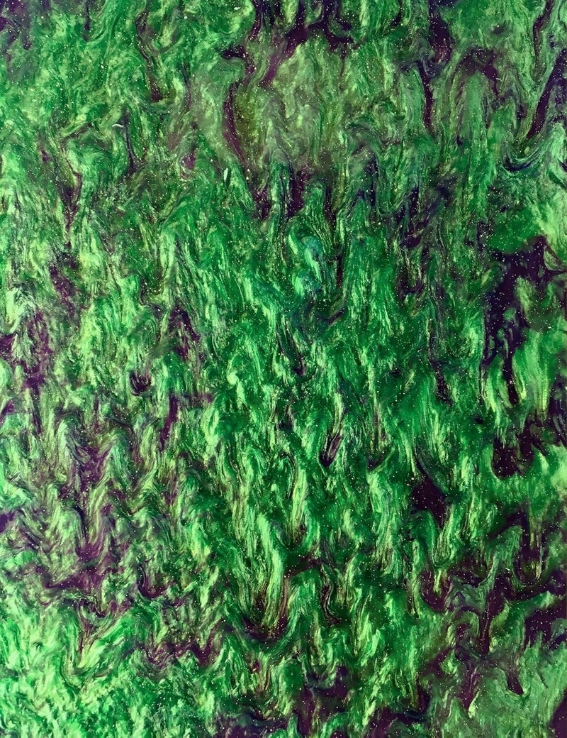 Acrylic Smoky Glittering Sheets, 1/8" Thickness, 16"x12", Ideal for GlowForge & Any Types of Laser/Engraving, Perfect Material for Jewelry, Crafting & DIY Projects (Seaweed Green)